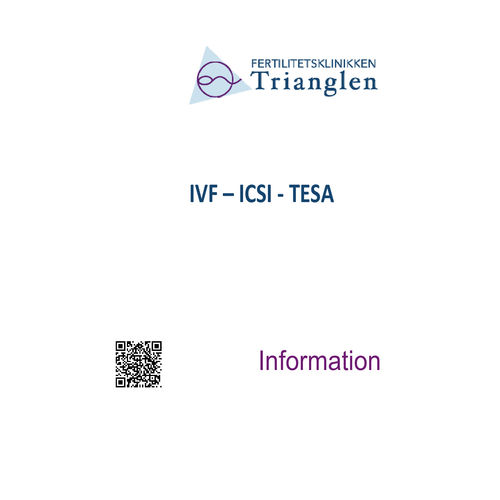 Information about IVF, ICSI and TESA - Danish