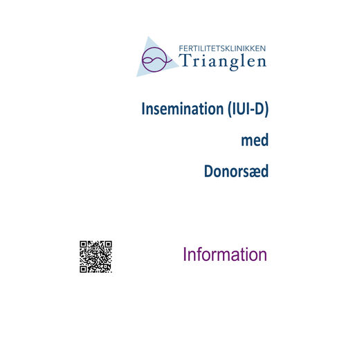 Information om insemination med donorsæd (IUI-D)