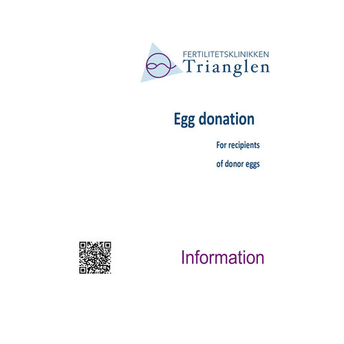 Egg donation information for recipients
