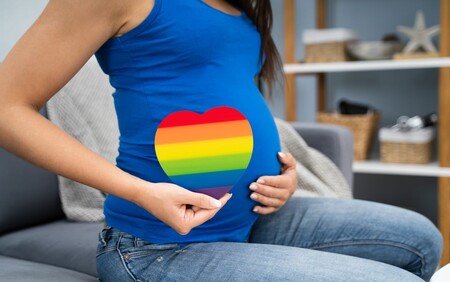 Lesbiske par gravid og solomor